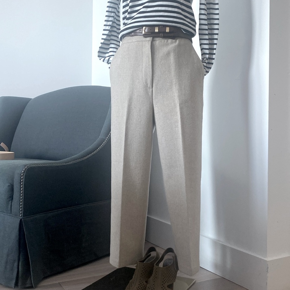 Wool Blend High waist pants bought at Frankie Shop.